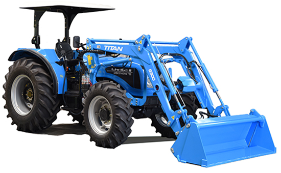 LANDINI DISCOVERY 60W ROPS TRACTOR WITH LOADER full